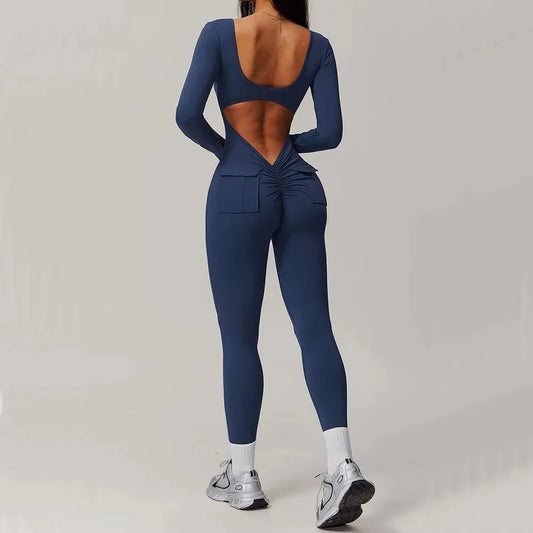 Sexy Back V Jumpsuit Gym